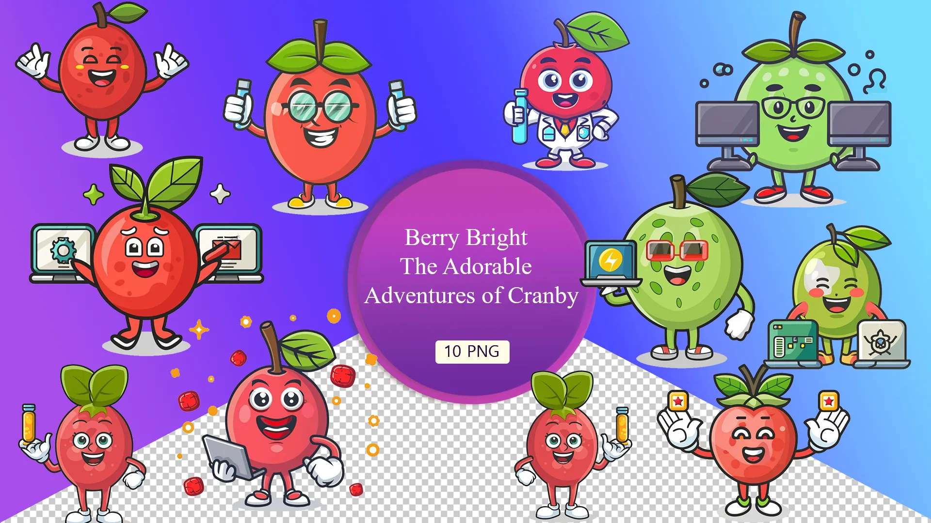 Bright Berries and Tech Adventures Pack image
